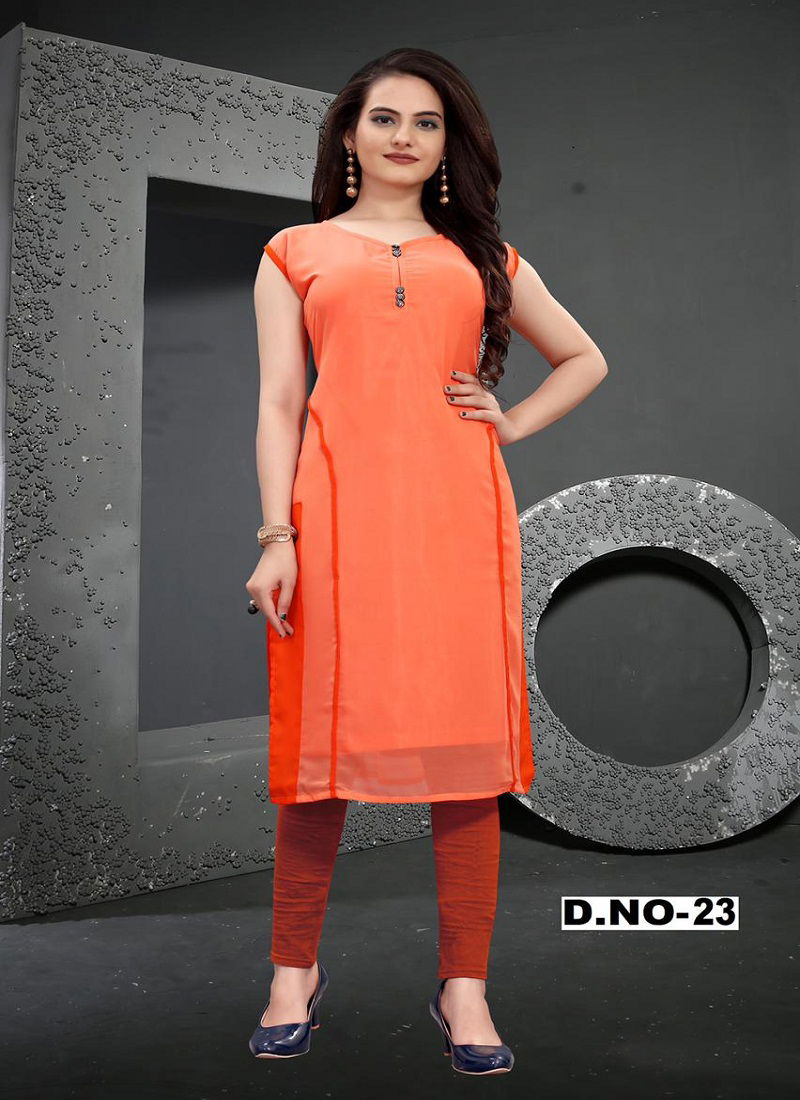 PEAFOWL PEAFOWL VOL-70 Fancy Latest Designer Regular Wear Georgette Digital Printed Kurti Collection